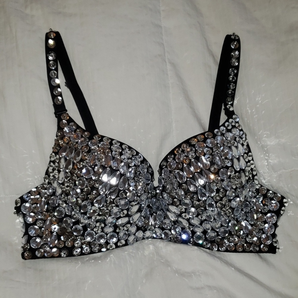 Shiney sparkly festival BRA Top